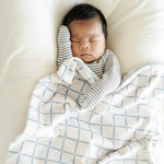 Saranoni Minky Stretch Receiving Blanket Swaddle For Babies Saranoni Everetts Place Boutique 32.00