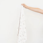 Saranoni Minky Stretch Receiving Blanket Swaddle For Babies Saranoni Everetts Place Boutique