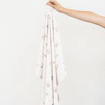Saranoni Minky Stretch Receiving Blanket Swaddle For Babies Saranoni Everetts Place Boutique