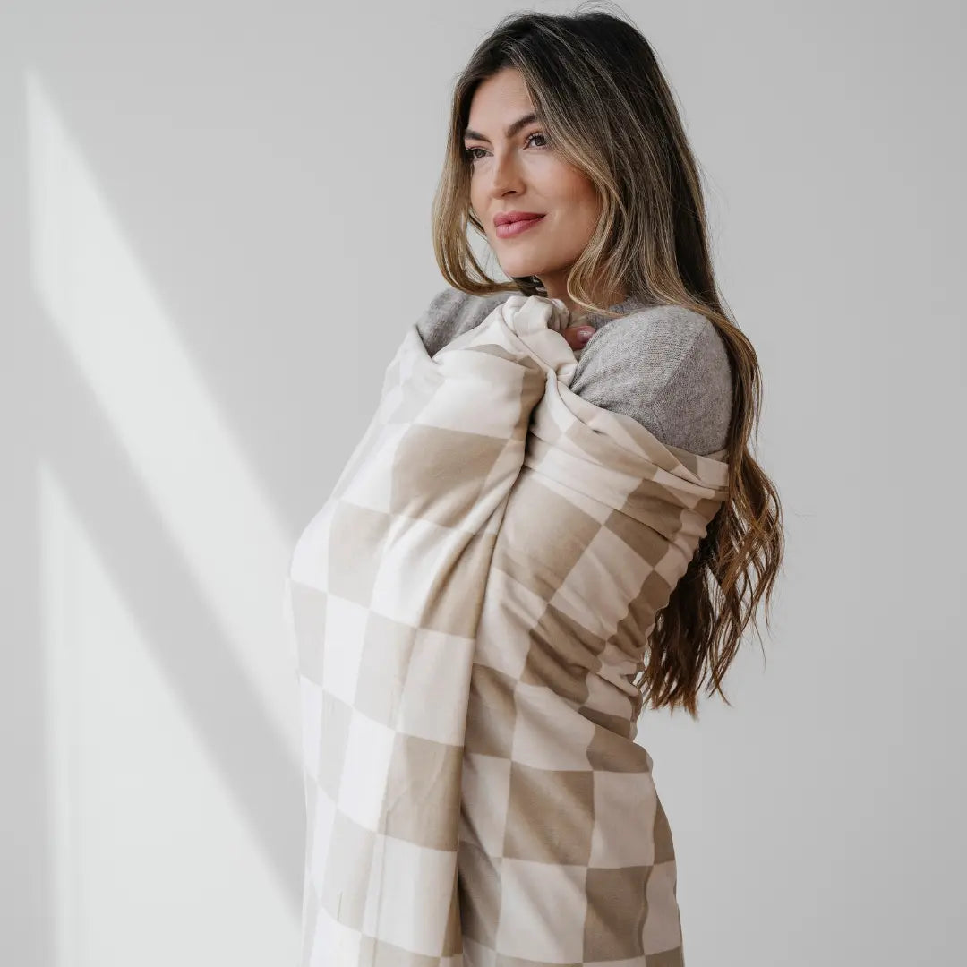 Saranoni Minky Stretch Throw Blanket For Adults Ultra Cozy Saranoni Everetts Place Boutique 59.00