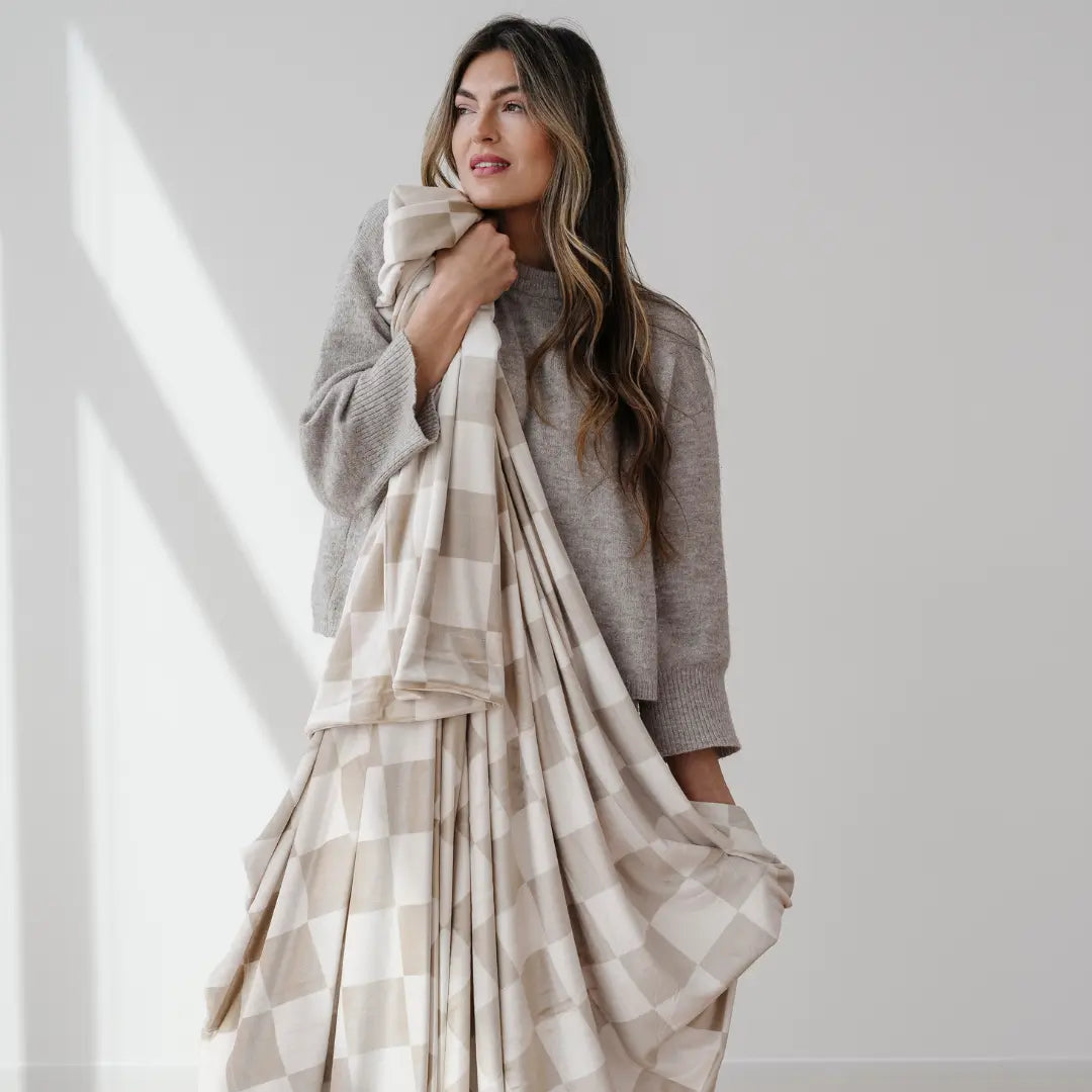 Saranoni Minky Stretch Throw Blanket For Adults Ultra Cozy Saranoni Everetts Place Boutique