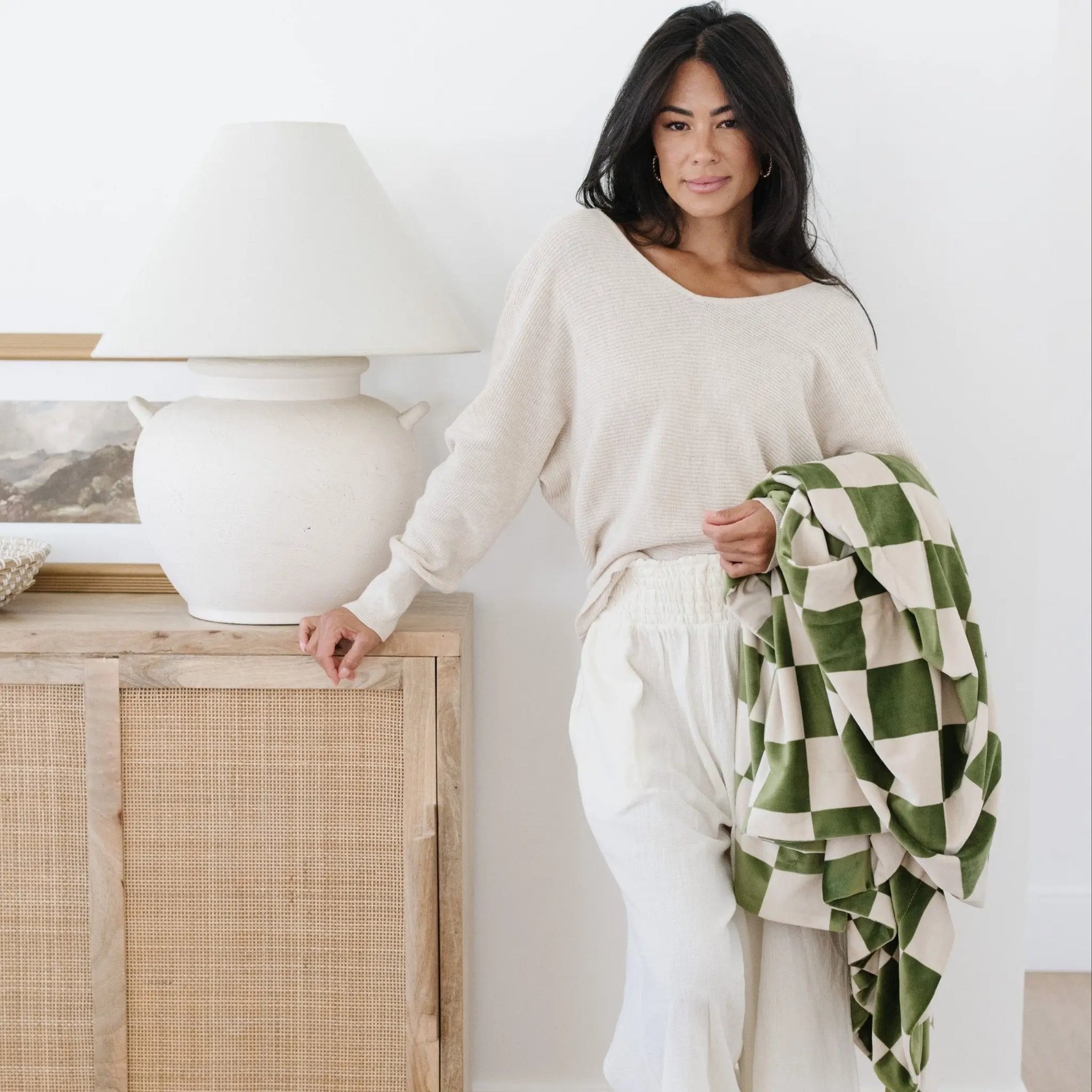 Saranoni Minky Stretch Throw Blanket For Adults Ultra Cozy Saranoni Everetts Place Boutique 59.00