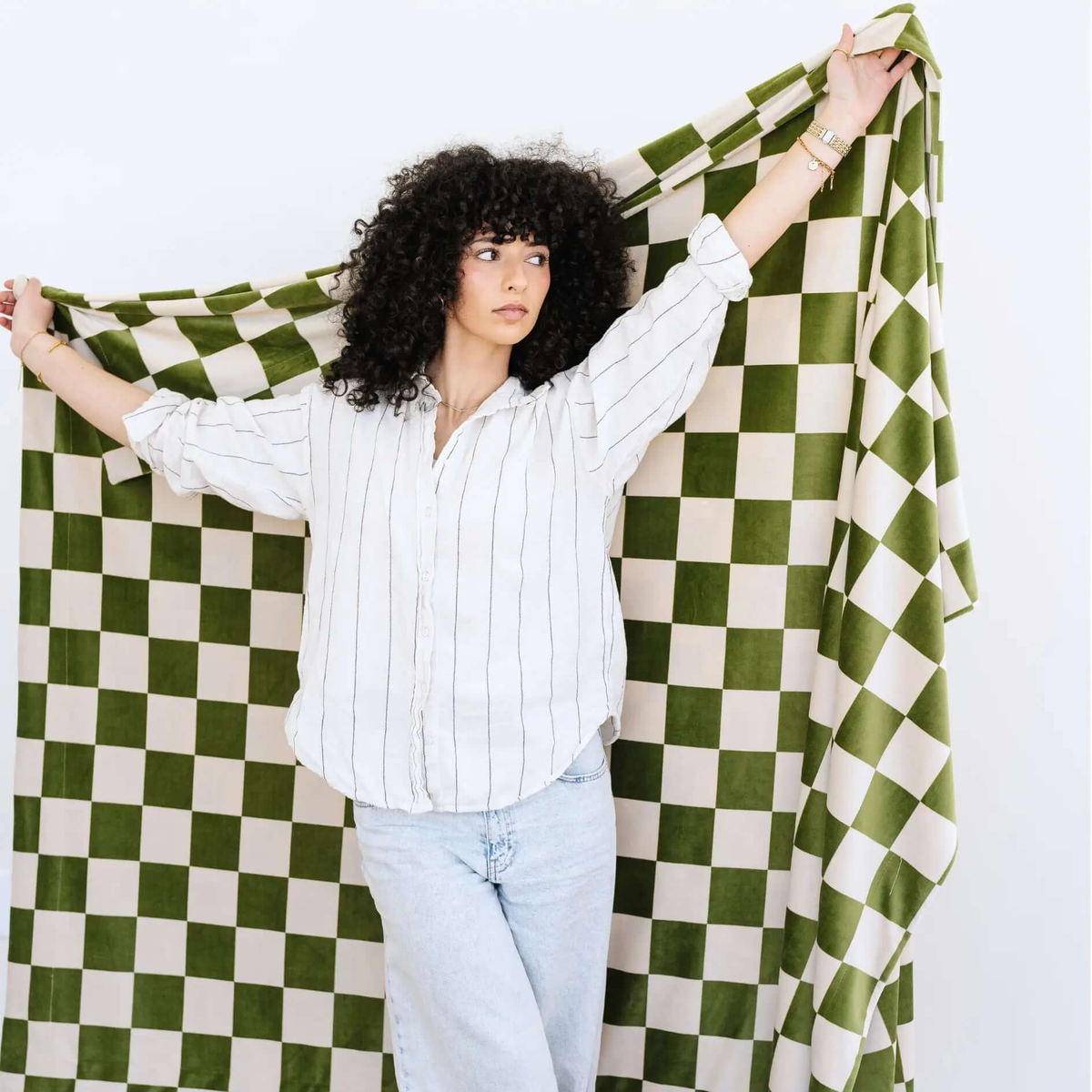Saranoni Saranoni Minky Stretch Throw Blanket For Adults Ultra Cozy - Everetts Place Boutique - 