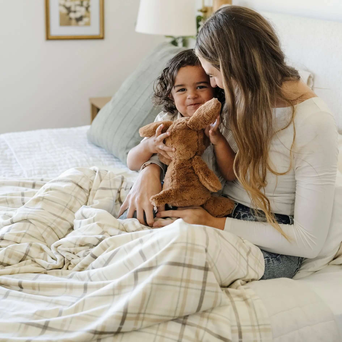 Saranoni Minky Stretch Throw Blanket For Adults Ultra Cozy - Everetts Place Boutique - 