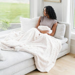 Saranoni Patterned Faux Fur XL Luxurious Throw Blankets Saranoni Everetts Place Boutique 169.00