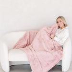 Saranoni Patterned Faux Fur XL Luxurious Throw Blankets Saranoni Everetts Place Boutique 169.00