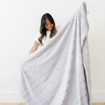 Saranoni Patterned Faux Fur XL Luxurious Throw Blankets Saranoni Everetts Place Boutique