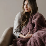 Saranoni Patterned Faux Fur XL Luxurious Throw Blankets Saranoni Everetts Place Boutique 169.00