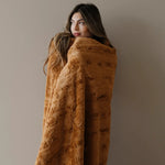 Saranoni Patterned Faux Fur XL Luxurious Throw Blankets Saranoni Everetts Place Boutique 169.00