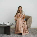 Saranoni Patterned Faux Fur XL Luxurious Throw Blankets Saranoni Everetts Place Boutique