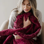 Saranoni Patterned Faux Fur XL Luxurious Throw Blankets Saranoni Everetts Place Boutique