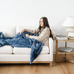 Saranoni Patterned Faux Fur XL Luxurious Throw Blankets Saranoni Everetts Place Boutique