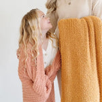 Saranoni Ribbed Bamboni Toddler Blanket Soft Cuddly Warm Saranoni Everetts Place Boutique
