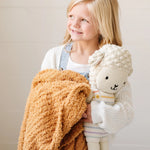Saranoni Ribbed Bamboni Toddler Blanket Soft Cuddly Warm Saranoni Everetts Place Boutique