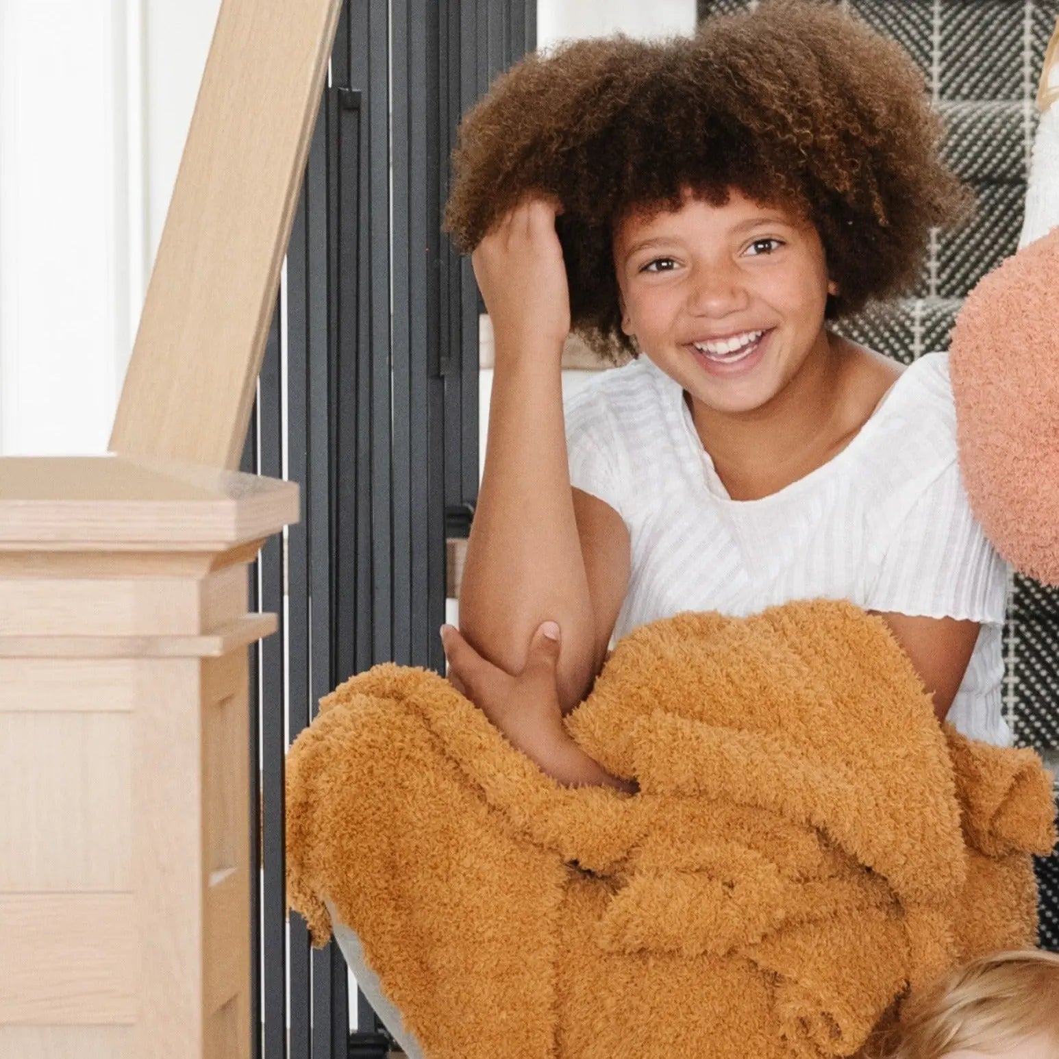 Saranoni Ribbed Bamboni Toddler Blanket Soft Cuddly Warm Saranoni Everetts Place Boutique