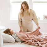 Saranoni Ribbed Bamboni Toddler Blanket Soft Cuddly Warm Saranoni Everetts Place Boutique