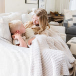 Saranoni Ribbed Bamboni Toddler Blanket Soft Cuddly Warm Saranoni Everetts Place Boutique