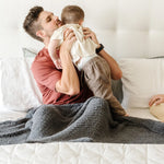 Saranoni Ribbed Bamboni Toddler Blanket Soft Cuddly Warm Saranoni Everetts Place Boutique