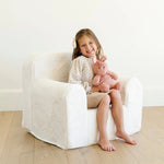 Saranoni Snuggle Up Chair Faux Fur Upholstered Kids Chair Saranoni Everetts Place Boutique 169.00