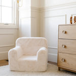 Saranoni Snuggle Up Chair Faux Fur Upholstered Kids Chair Saranoni Everetts Place Boutique