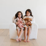 Saranoni Snuggle Up Chair Faux Fur Upholstered Kids Chair Saranoni Everetts Place Boutique