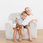 Saranoni Snuggle Up Chair Faux Fur Upholstered Kids Chair Saranoni Everetts Place Boutique