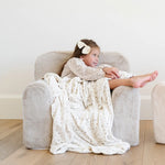 Saranoni Snuggle Up Chair Faux Fur Upholstered Kids Chair Saranoni Everetts Place Boutique
