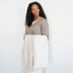 Saranoni Two Sided Minky Lush Throw Blanket Ultra Plush Saranoni Everetts Place Boutique