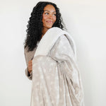 Saranoni Two Sided Minky Lush Throw Blanket Ultra Plush Saranoni Everetts Place Boutique 119.00
