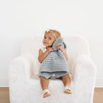 Saranoni Waffle Knit Mini Baby Blanket Cozy Plush Soft Saranoni Everetts Place Boutique
