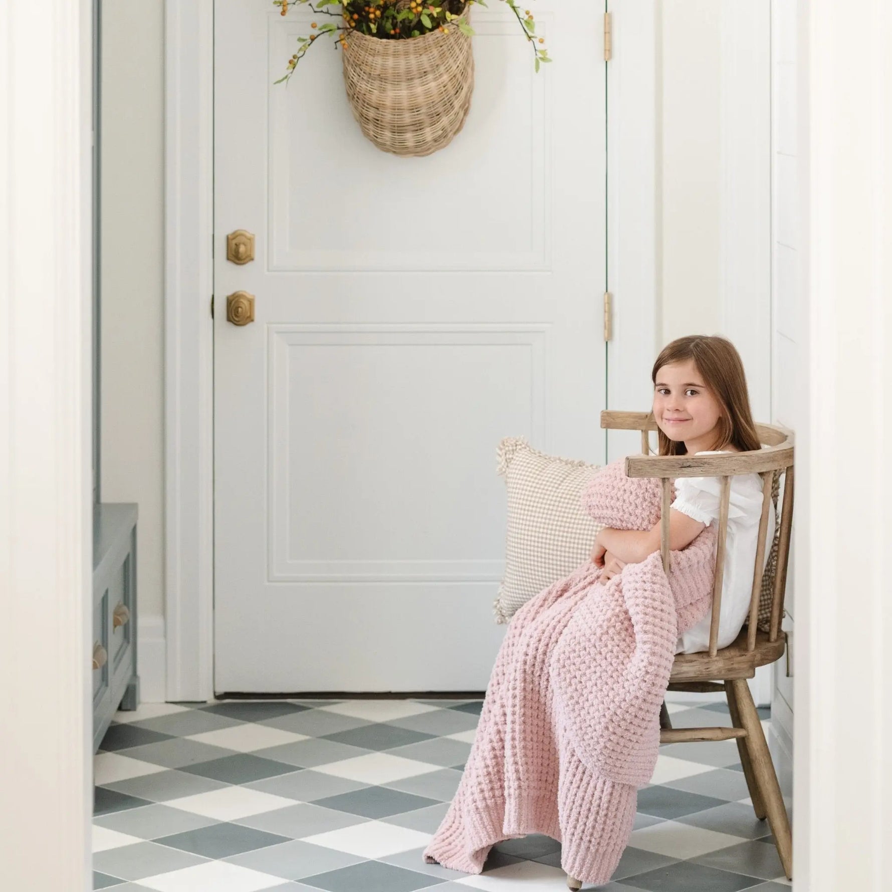 Saranoni Waffle Knit Toddler Blanket Soft Breathable Saranoni Everetts Place Boutique