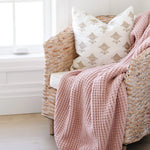Saranoni Waffle Knit Toddler Blanket Soft Breathable Saranoni Everetts Place Boutique