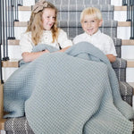 Saranoni Waffle Knit Toddler Blanket Soft Breathable Saranoni Everetts Place Boutique