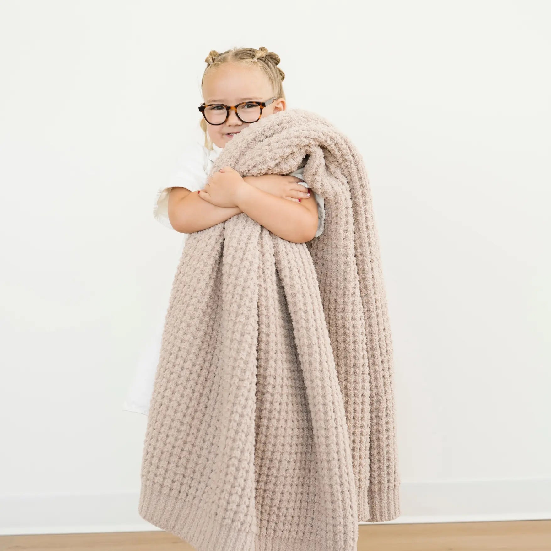 Saranoni Waffle Knit Toddler Blanket Soft Breathable Saranoni Everetts Place Boutique 85.00