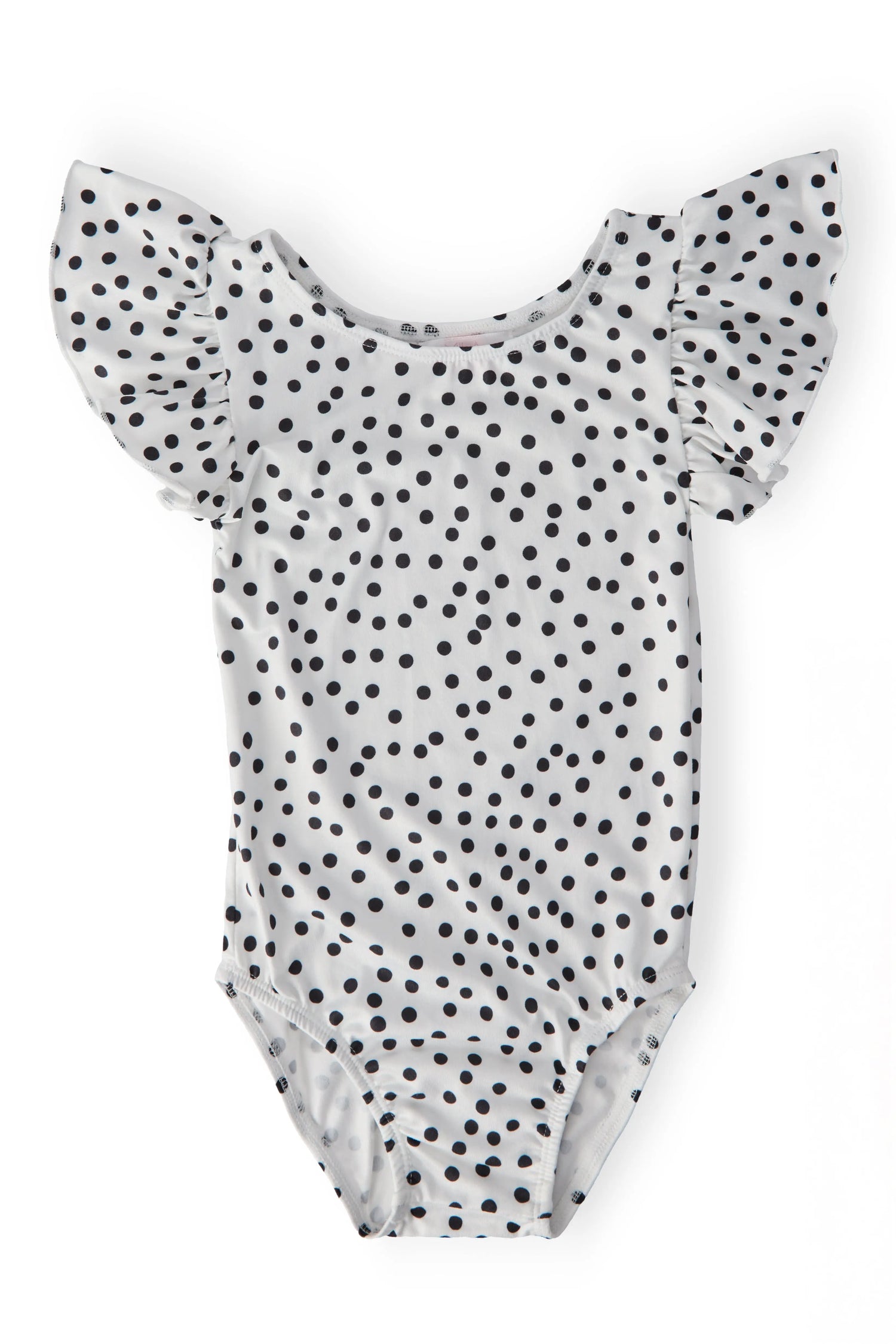 Mila & Rose ® Scattered Dot Flutter Sleeve Leotard for Girls Dancewear - Apparel & Accessories > Clothing > Activewear > Dance Dresses, Skirts & Costumes Flutter Leotard S/S