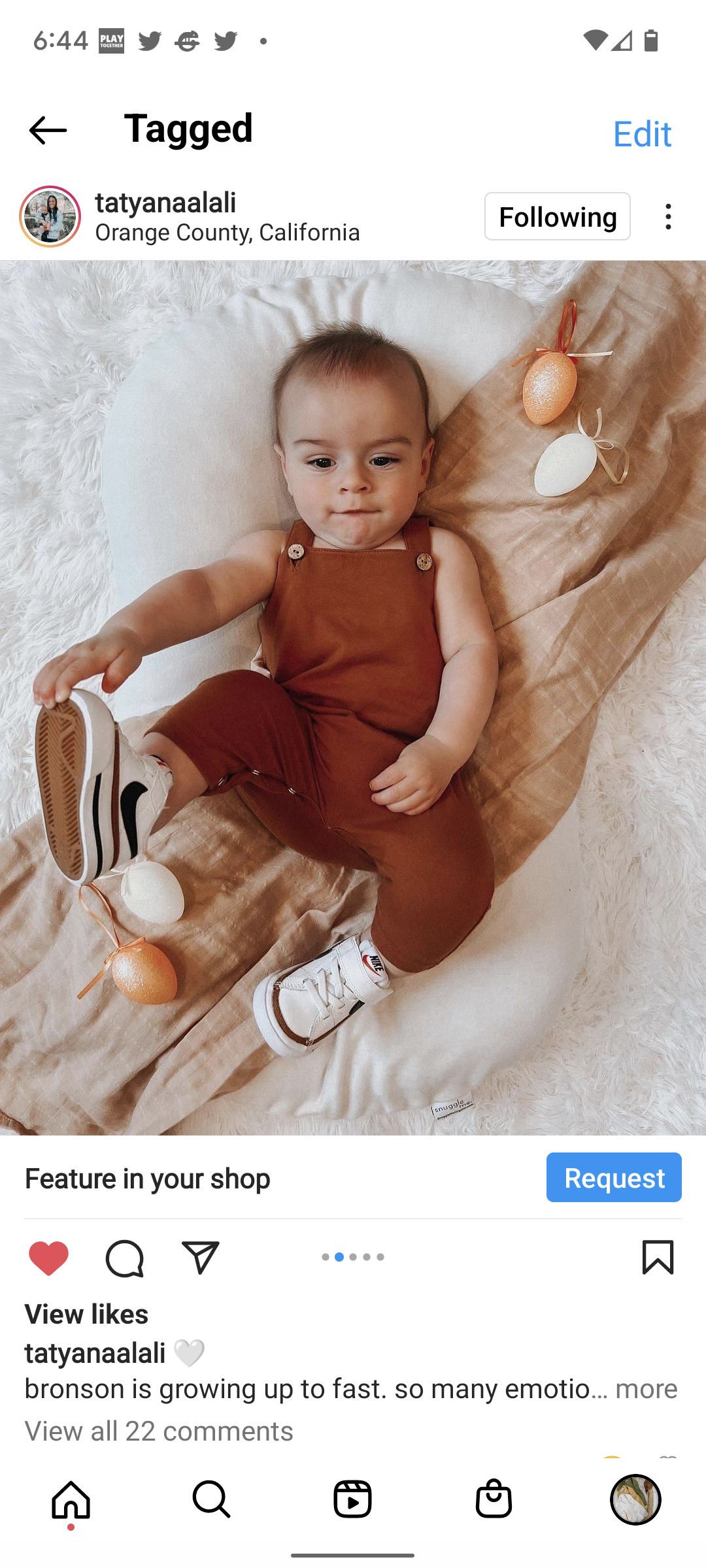 Organic organic baby overalls by LUCY LUE ORGANICS at Everetts Place