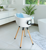 Elevated Ergonomic Baby Bathtub for Infants & Toddlers by Babu Bath