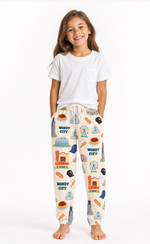 Windy City Chicago Bamboo Pajamas Unisex| Soft Chicago Kids Pajama Set by Rayn’s Tiny Stitches