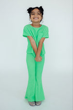 Seafoam Green Scrunchy Pocket Tee for Girls Mila and Rose Mila & Rose ® Everetts Place: Online Boutique