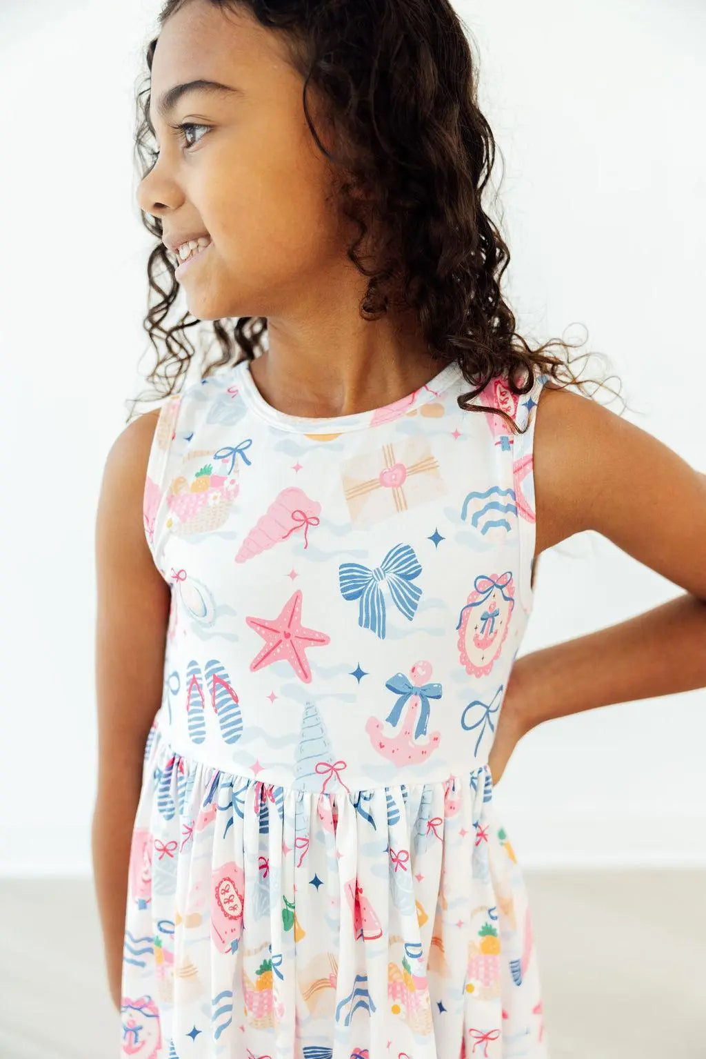 Mila & Rose ® Seaside Sweetheart Tank Twirl Dress - 