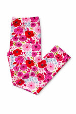 Mila & Rose Secret Garden organic floral baby leggings.