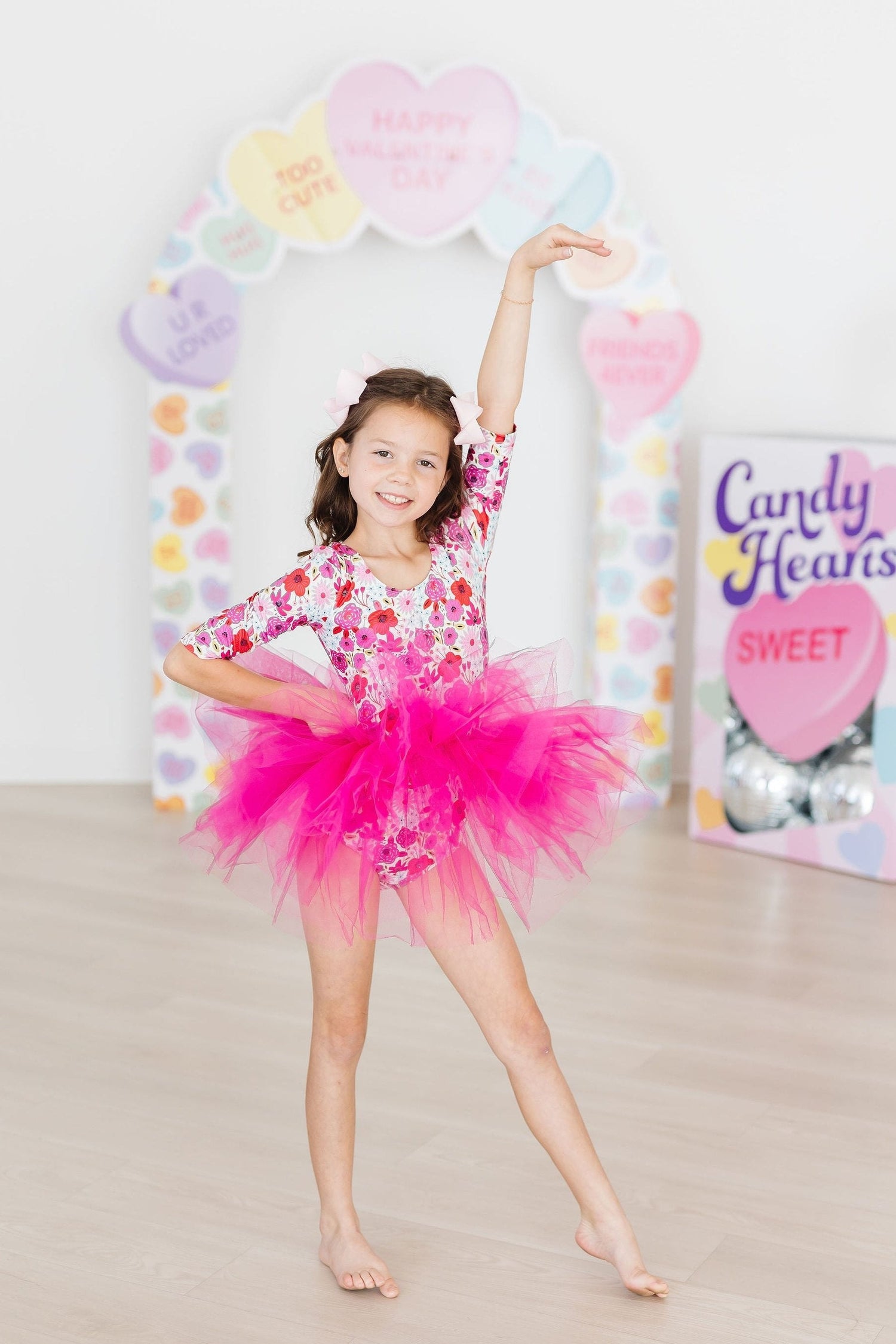 Secret Garden Three Quarter Sleeve Tutu Leotard Girls Mila & Rose ® Everetts Place: Online Boutique
