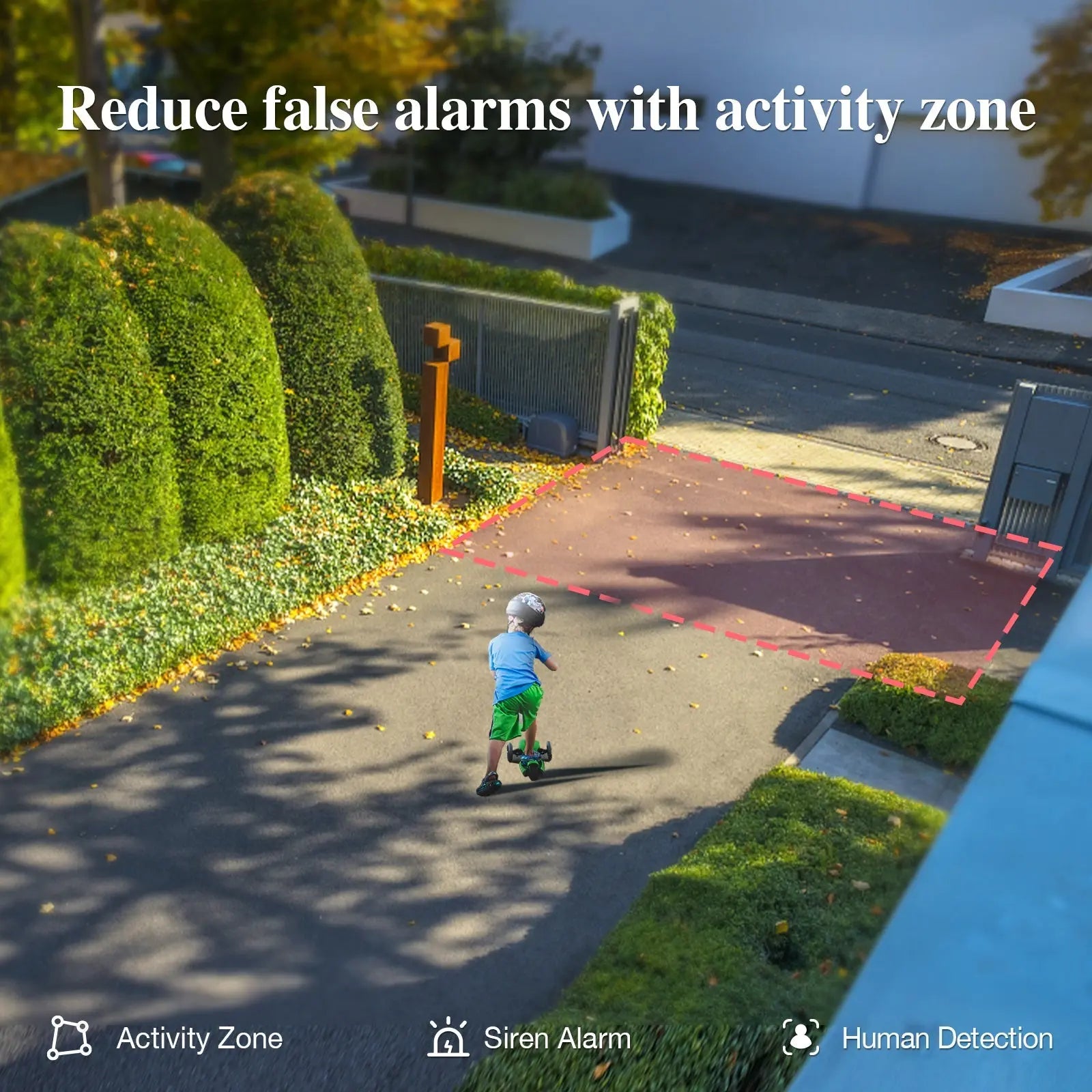 AI Battery Cam with Advanced Detection for Smart Home Security Sense-U