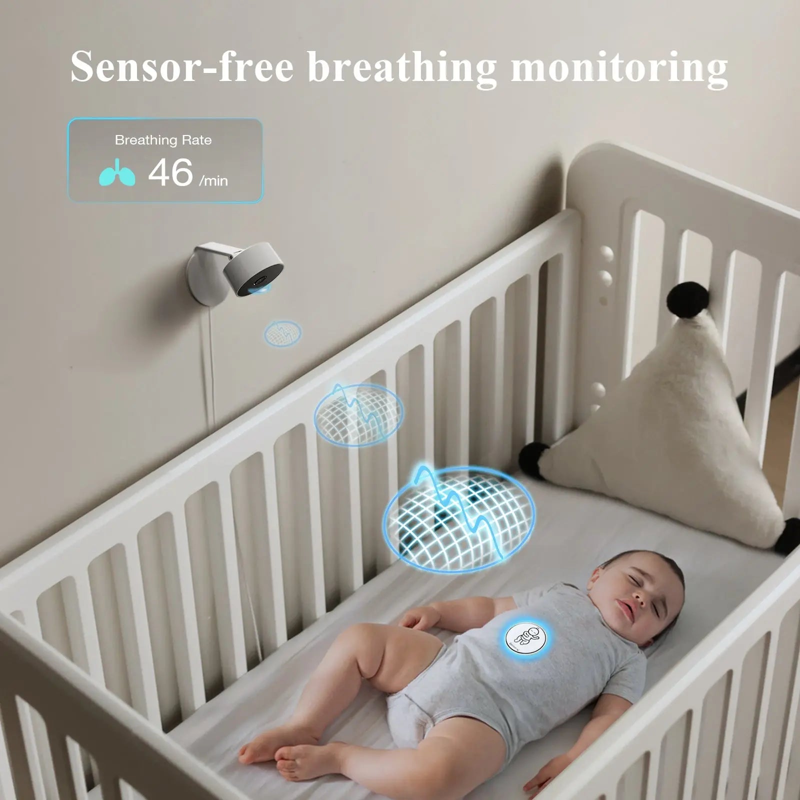 Sense-U Smart AI Indoor Camera with Advanced Monitoring for Home Security - Baby & Toddler > Baby Safety > Baby Monitors AI Cam