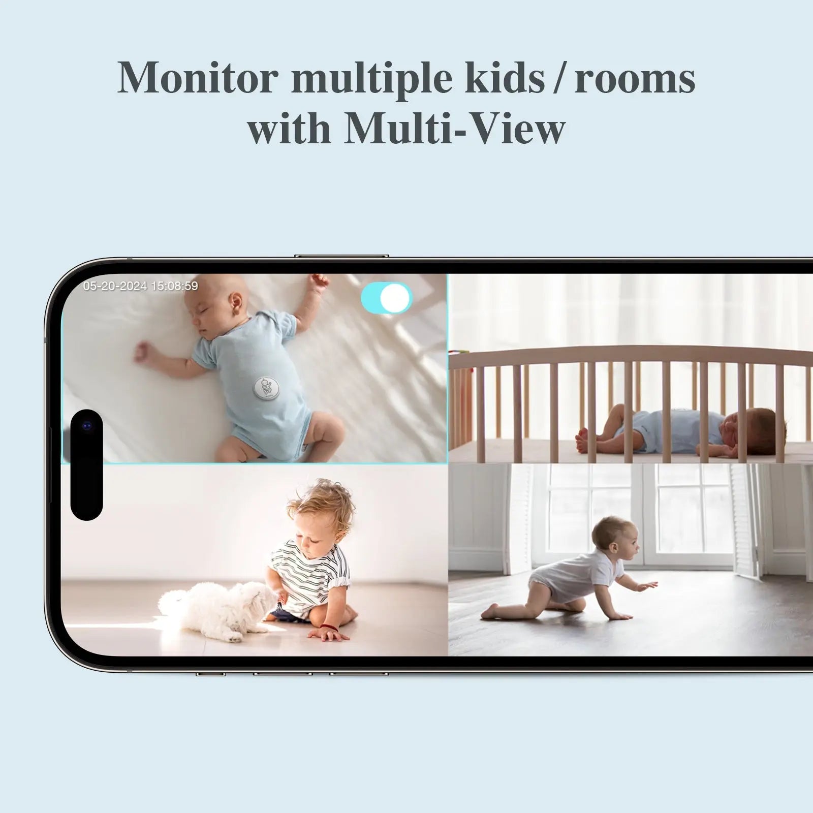 Sense-U Smart AI Indoor Camera with Advanced Monitoring for Home Security - Baby & Toddler > Baby Safety > Baby Monitors AI Cam