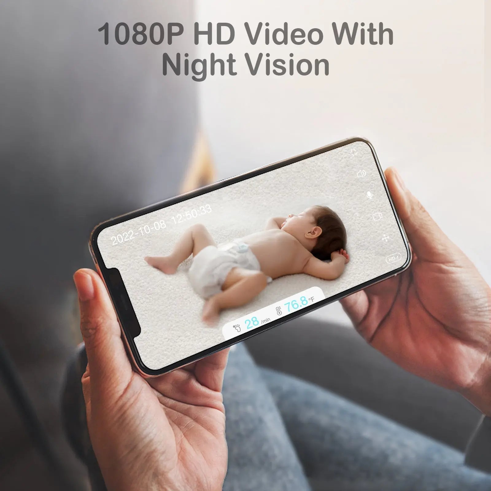 Sense-U Smart AI Indoor Camera with Advanced Monitoring for Home Security - Baby & Toddler > Baby Safety > Baby Monitors AI Cam