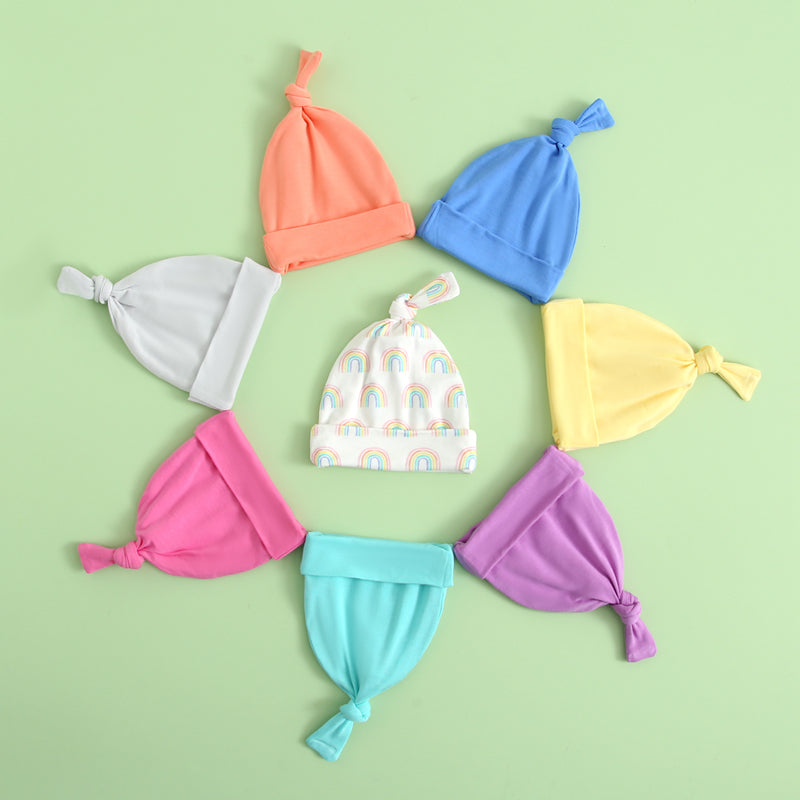 Forever Rainbow Baby Beanie Hat