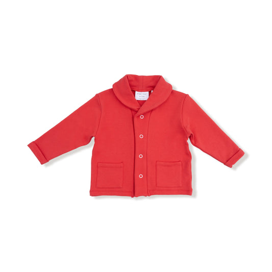 Shawl Neck Jacket for Babies in Soft French Terry with Cozy Shawl Collar Angel Dear Everetts Place: Online Boutique