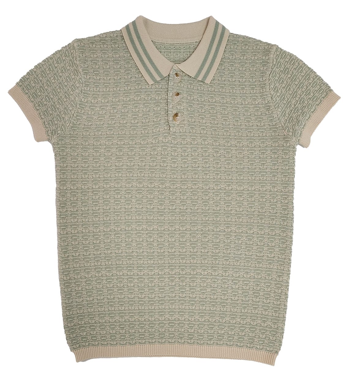 KIPP Collection Knit Polo Sweater With Contrast Collar For Everyday Wear
