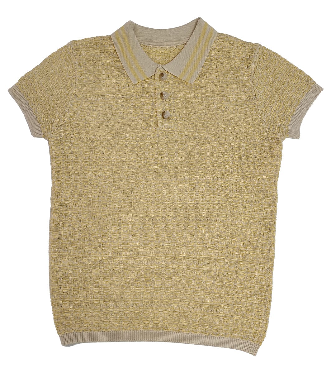 KIPP Collection Knit Polo Sweater With Contrast Collar For Everyday Wear